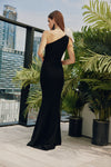 One-shoulder Gown