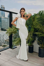 One-shoulder Gown