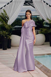 One-shoulder Gown