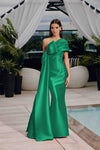 One-shoulder Gown