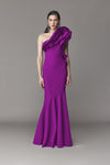 ONE SHOULDER JERSEY GOWN