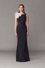 SLEEVELESS JERSEY GOWN