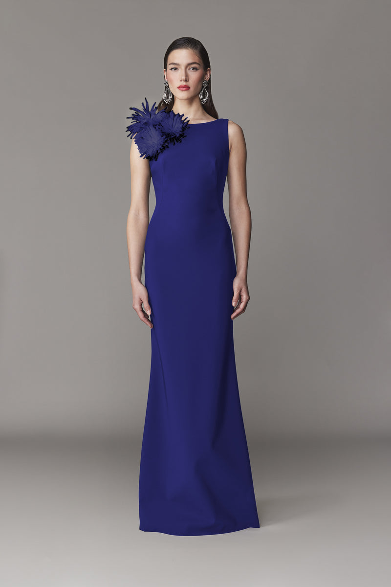 SLEEVELESS JERSEY GOWN